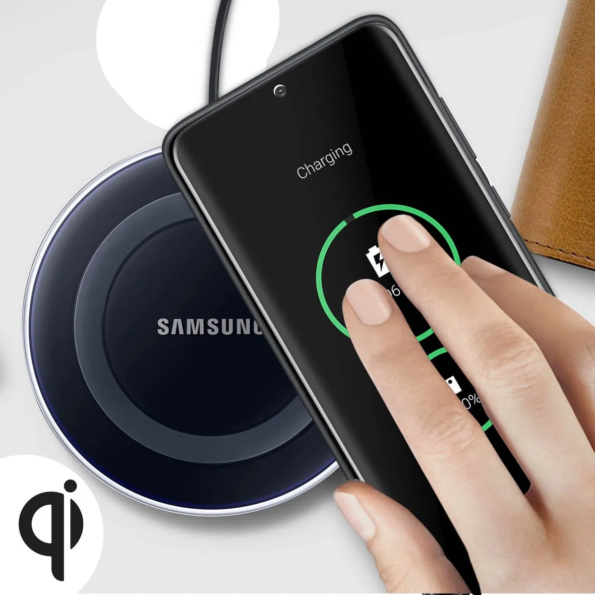 Samsung Leather Hoesje Galaxy S20+ - Zwart