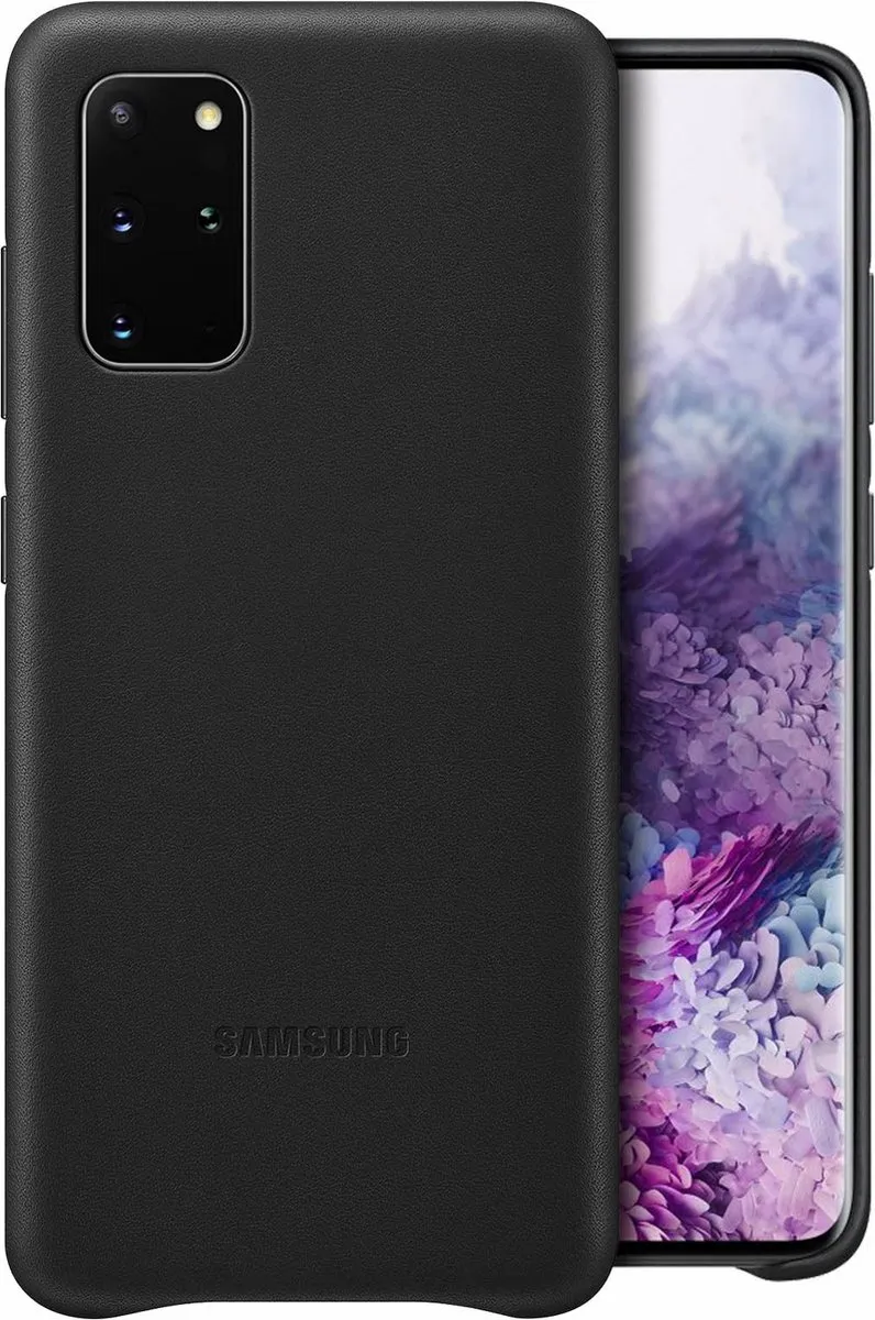 Samsung Leather Hoesje Galaxy S20+ - Zwart