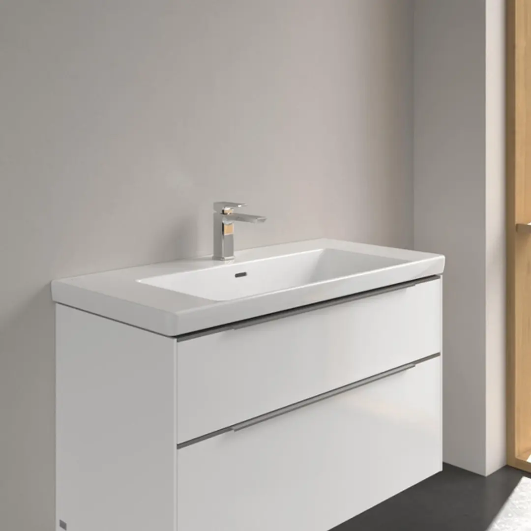 Villeroy & Boch Subway 3.0 Meubelwastafel 100x47cm Wit - afbeelding 6 van 6