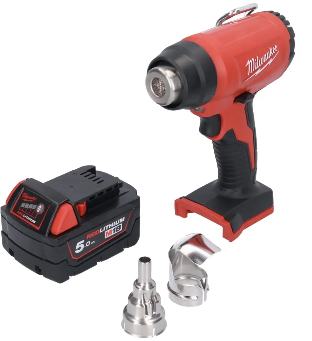 Milwaukee M18 BHG-501 Heteluchtpistool 470°C - 18V 5.0Ah - afbeelding 2 van 5