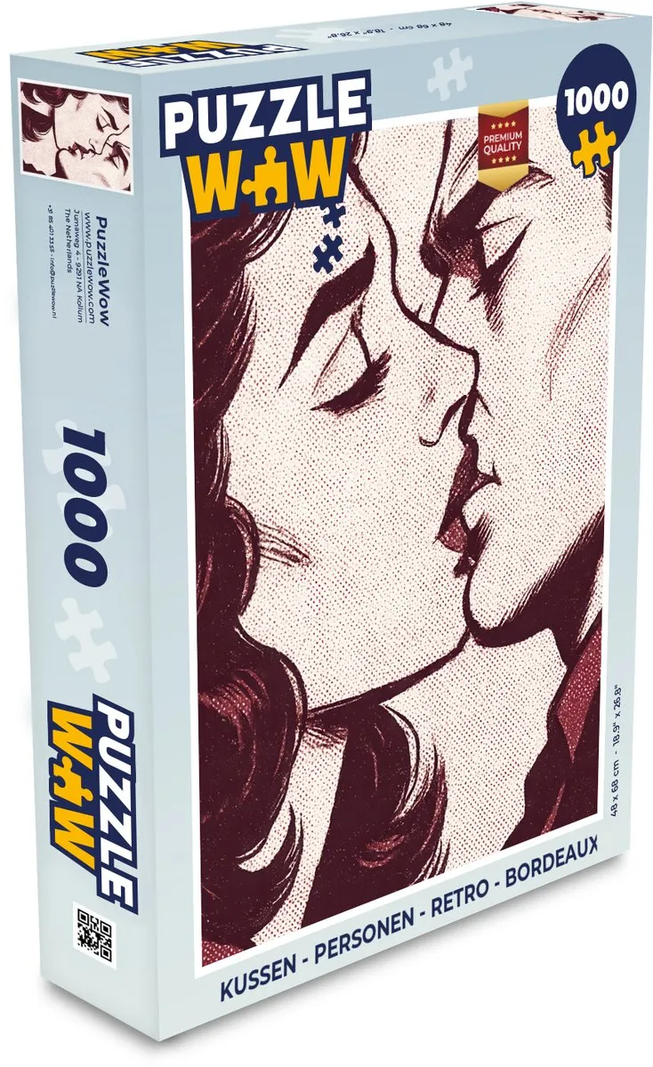 PuzzleWow Personen Retro Legpuzzel 1000 Stuks