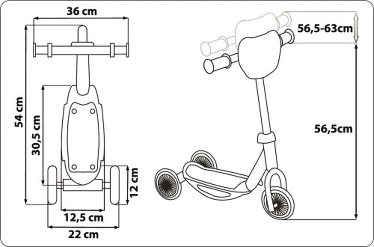 Spider-Man Kinderstep 3 Wielen - Multi Colour