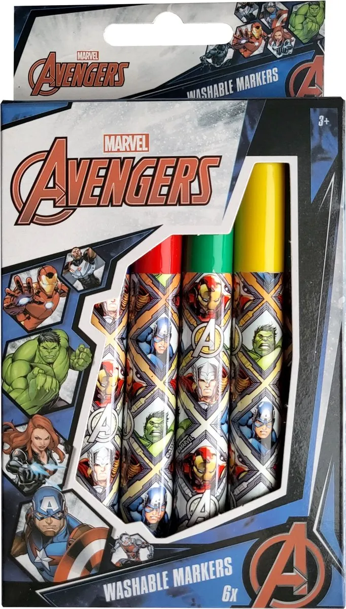 Marvel The Avengers Uitwasbare Stiften
