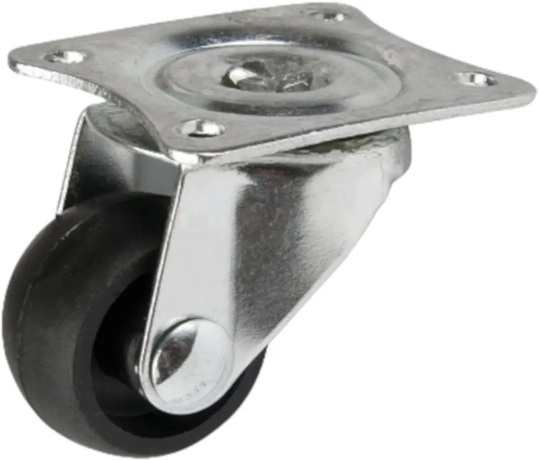 Domino Möbelrolle met Platte, 30mm/15kg, kunststof