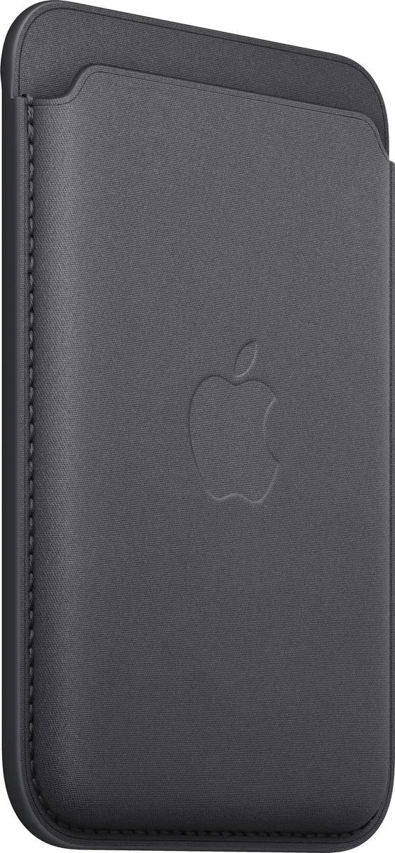 Apple FineWoven Wallet MagSafe - iPhone 15/Pro - 3 Pasjes - Zwart
