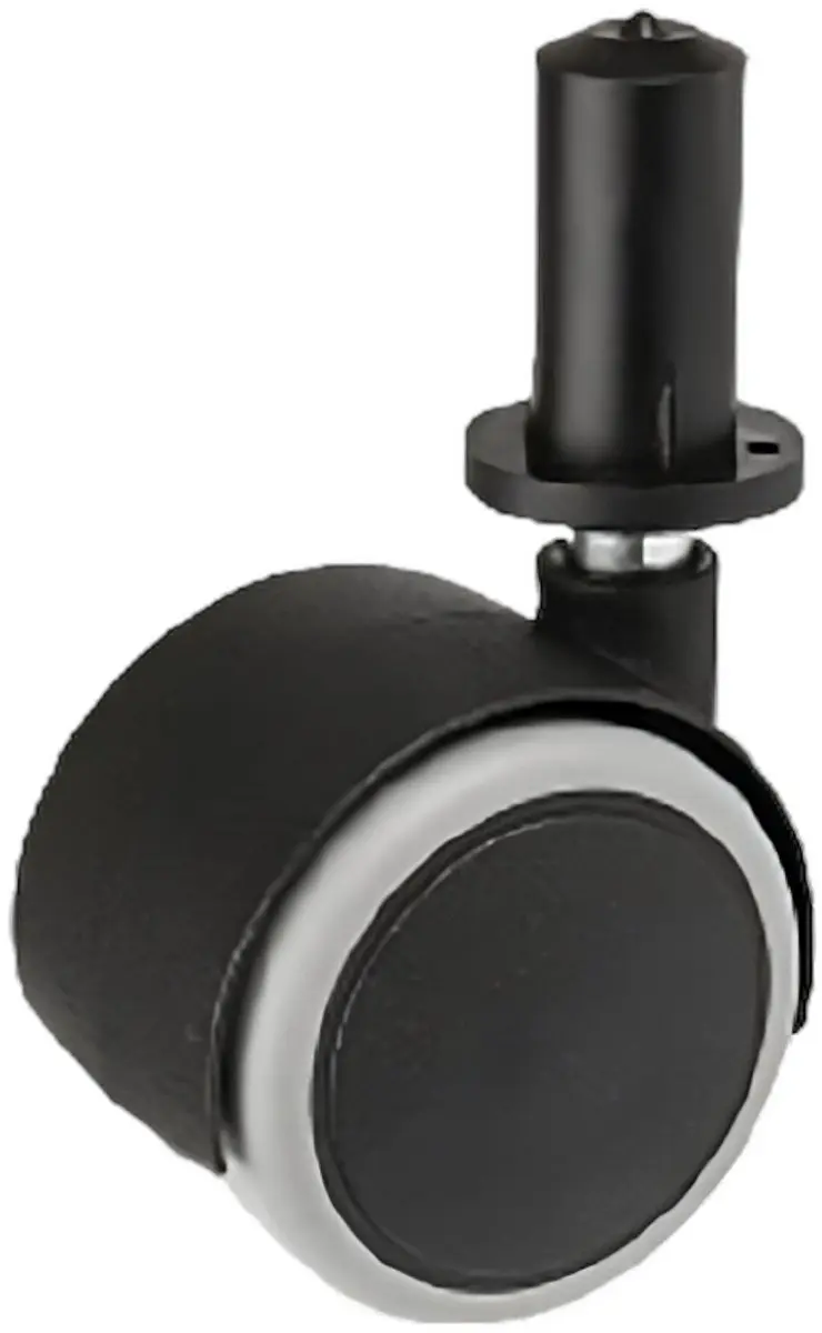 DOMINO Möbelrolle 8mm kunststof zwart
