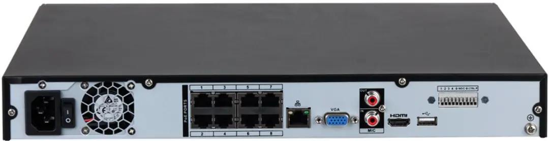 Dahua NVR4208-8P-EI NVR - 8 Kanalen PoE - afbeelding 4 van 5