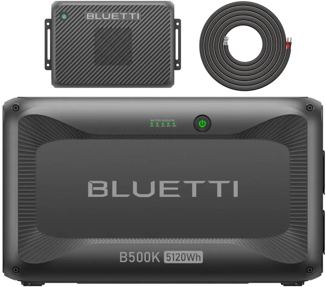 BLUETTI B500K 5,12 kWh + Charger 2 1200W DC-DC Lader