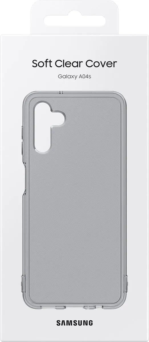 Samsung Galaxy A04s Soft Clear Hoesje EF-QA047TBEGWW - Zwart