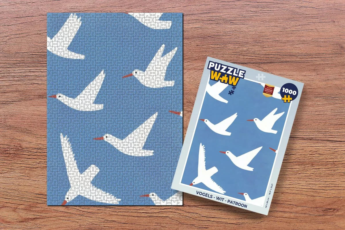 PuzzleWow Vogels Patroon Legpuzzel 1000 Stuks