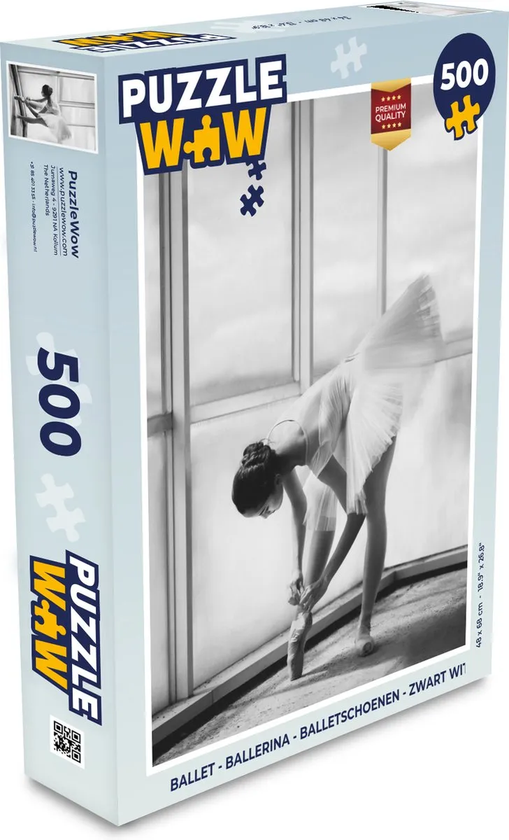 PuzzleWow Ballet Ballerina Legpuzzel 500 Stuks