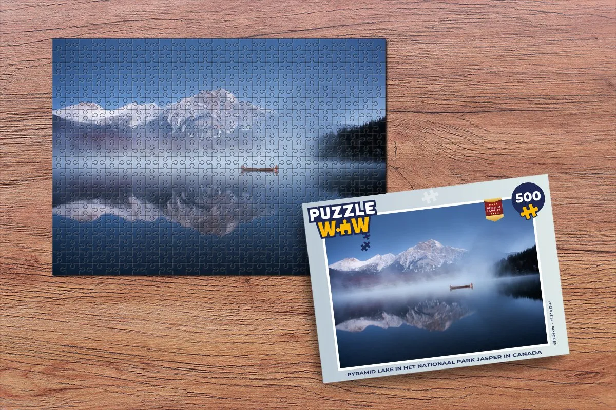 PuzzleWow Pyramid Lake Jasper Legpuzzel 500 Stuks