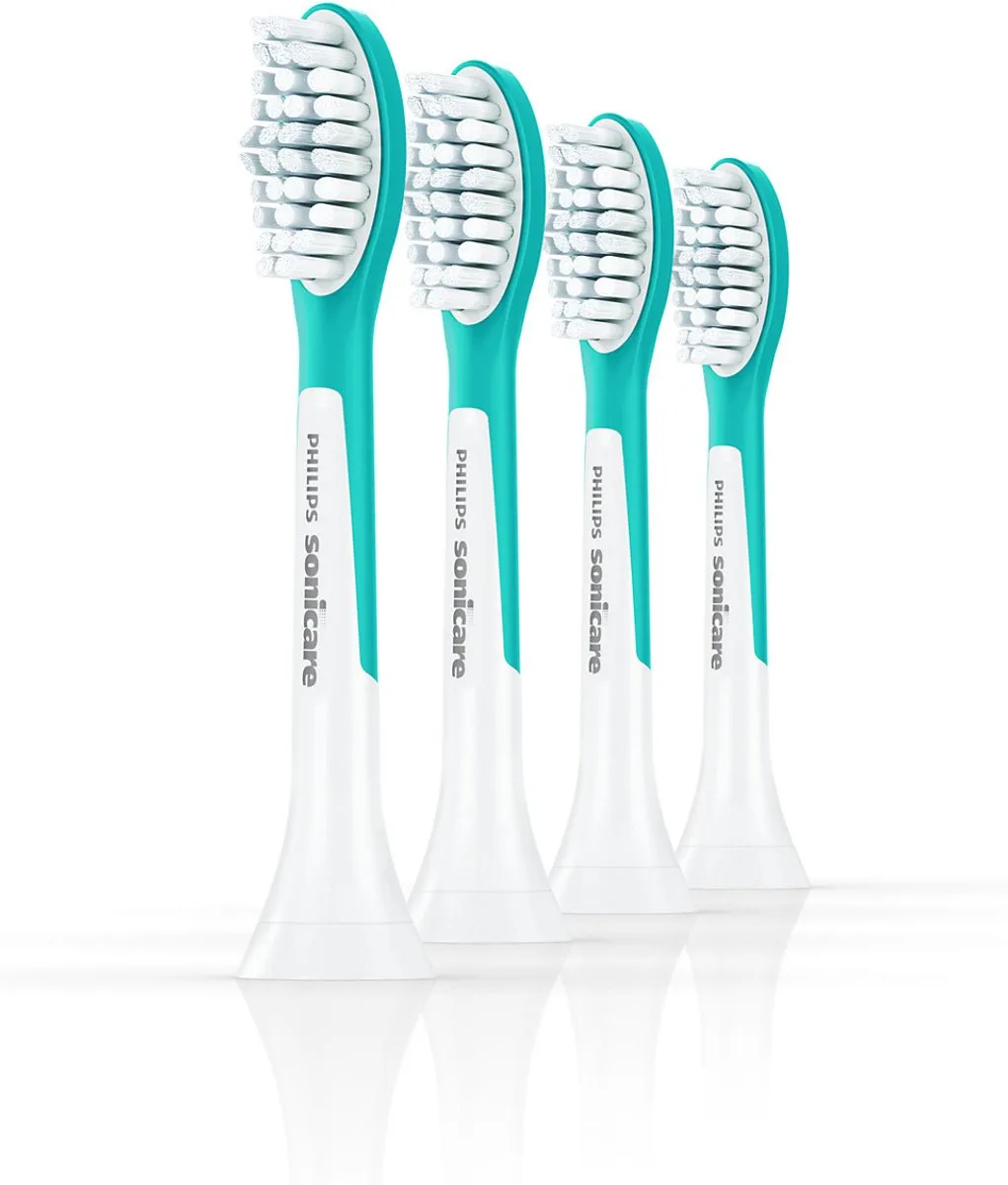 Philips Sonicare For Kids HX6044/90 Opzetborstels - 4 Stuks - Blauw/Wit - afbeelding 6 van 6