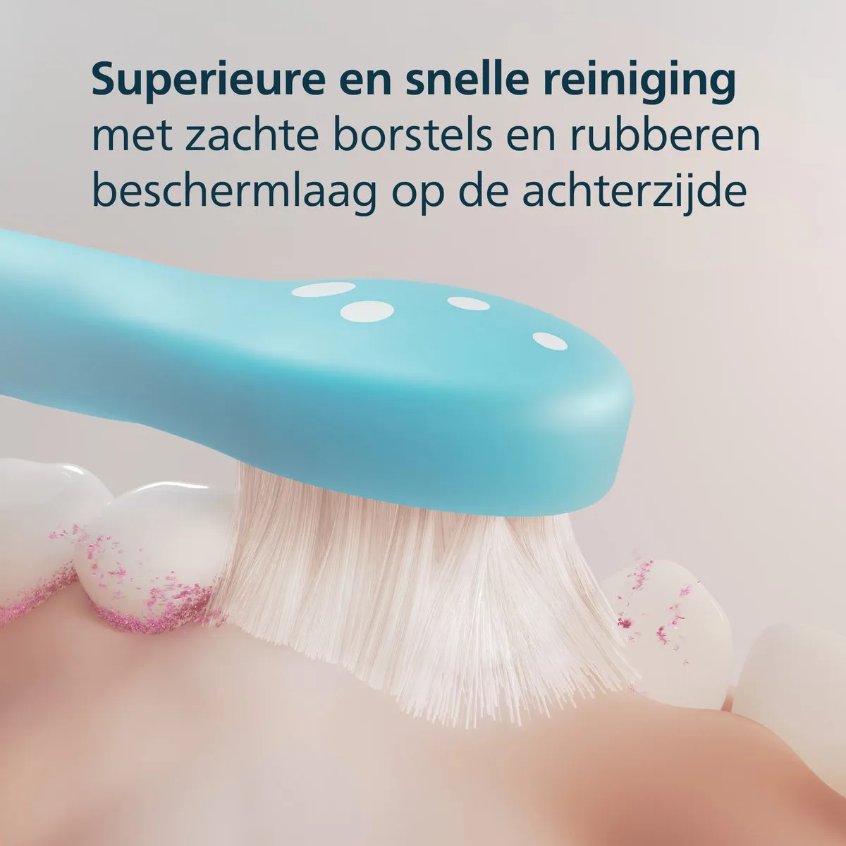 Philips Sonicare For Kids HX6044/90 Opzetborstels - 4 Stuks - Blauw/Wit