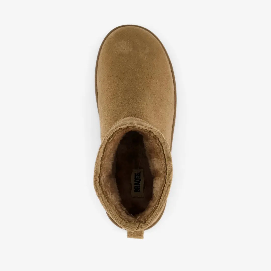 Braqeez gevoerde meisjes boots beige - Maat 35 - Uitneembare zool - afbeelding 2 van 2