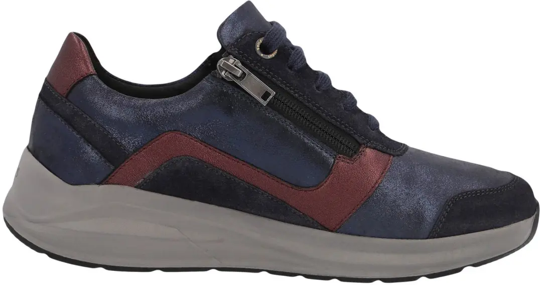 Solidus 54512-80834 Dames Sneaker - Blauw/Combi - Maat 37 - afbeelding 4 van 6