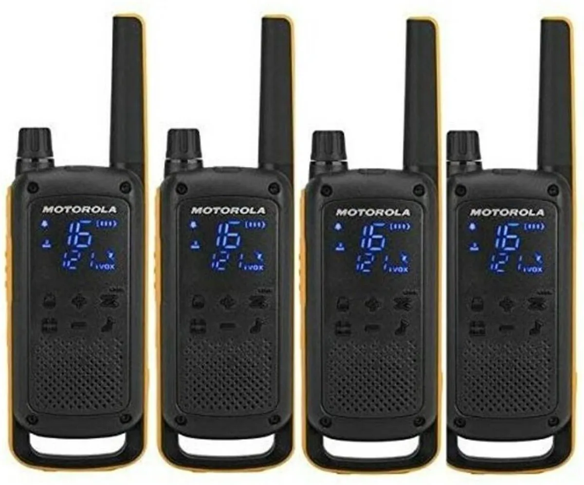 Motorola TLKR-T82 Extreme - Quad Pack - Zwart