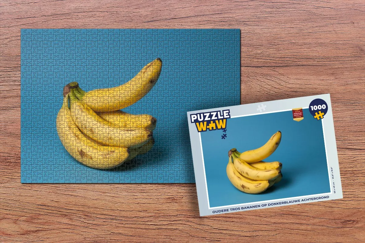 PuzzleWow Puzzel Banaan 1000 Stuks - Multicolor