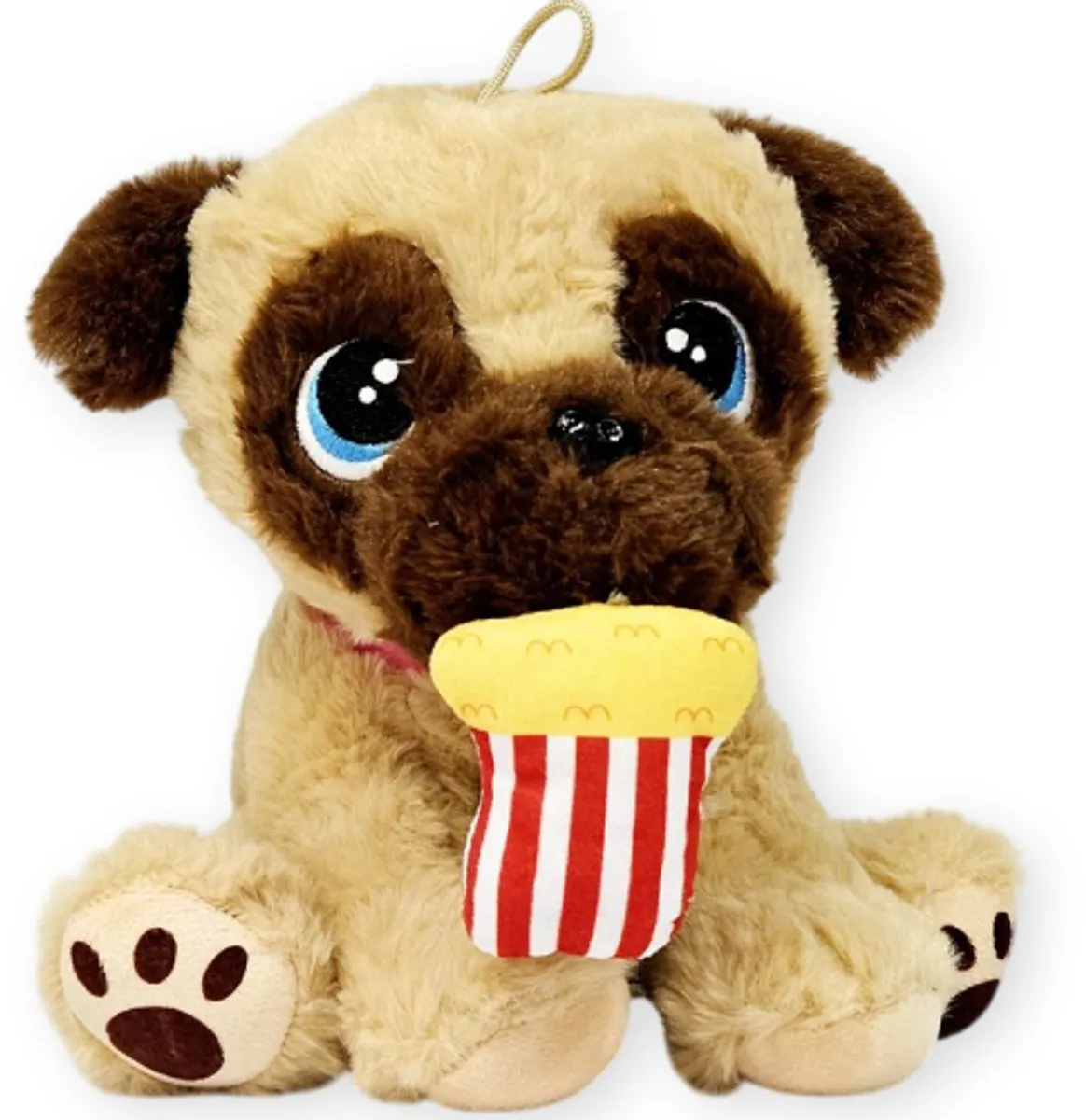 Topknuffels Hond Popcorn Pluche Knuffel 18cm