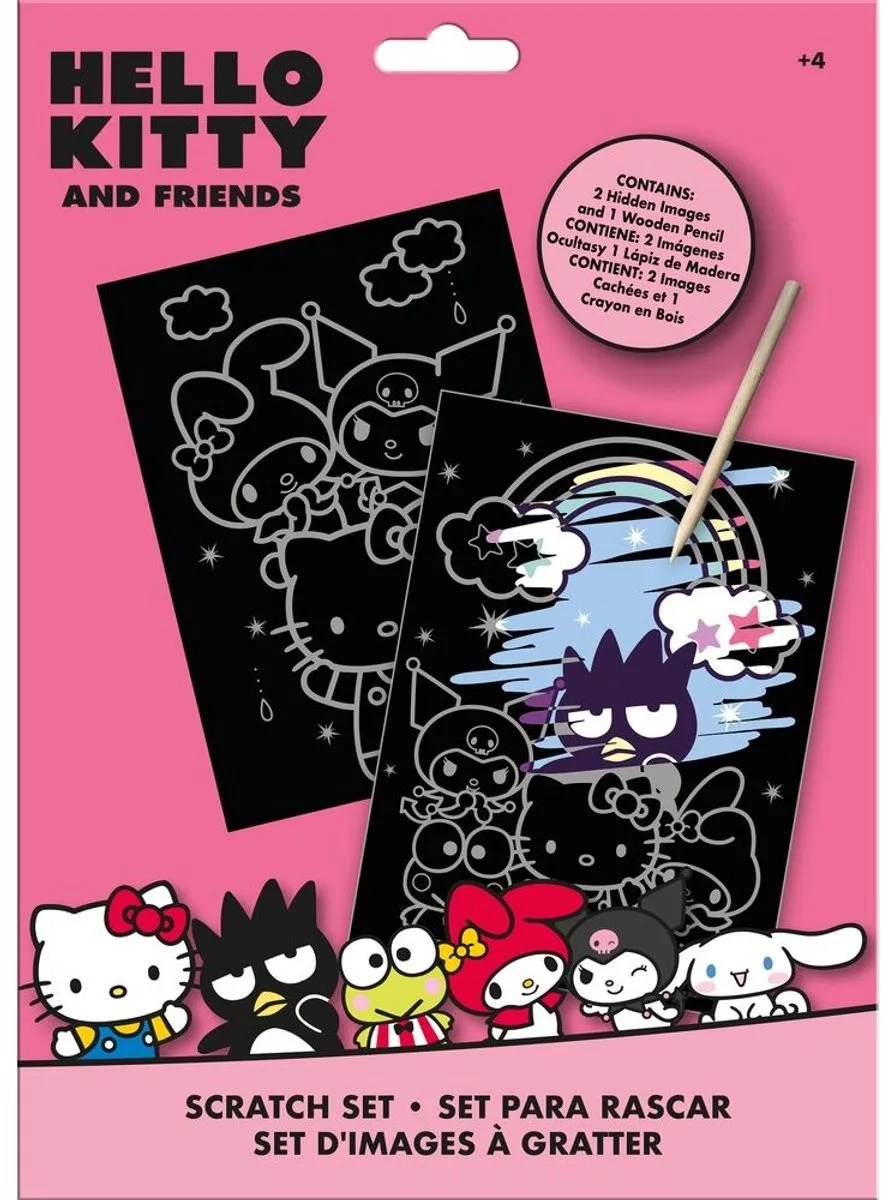 Hello Kitty Scratch Art Set