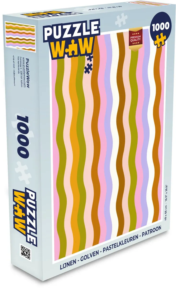 PuzzleWow Legpuzzel 1000 Stuks