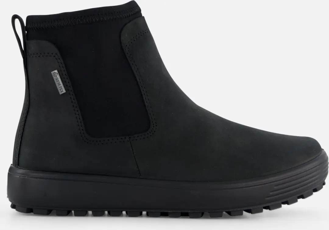 Ecco Soft 7 Tred W Chelsea boots zwart Nubuck