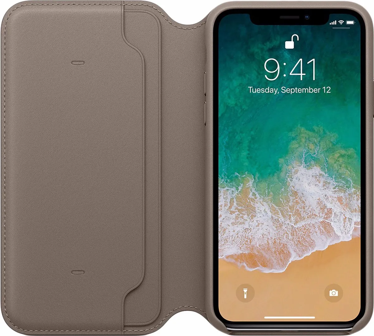 Apple Leren Folio Hoesje iPhone X/Xs MQRY2ZM/A