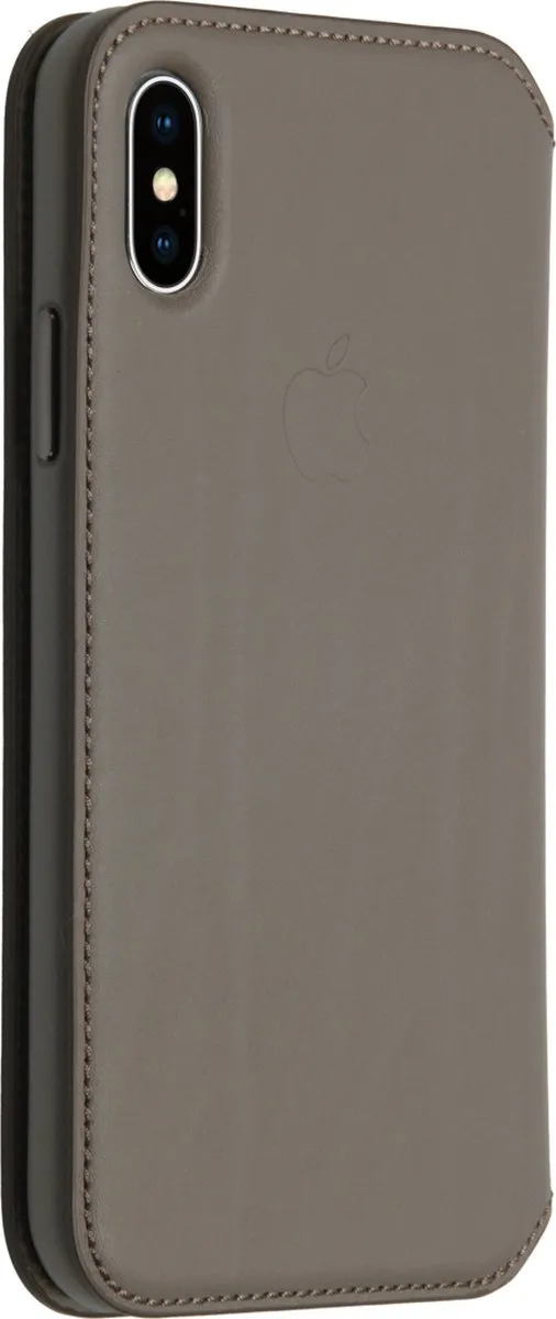 Apple Leren Folio Hoesje iPhone X/Xs MQRY2ZM/A - Taupe