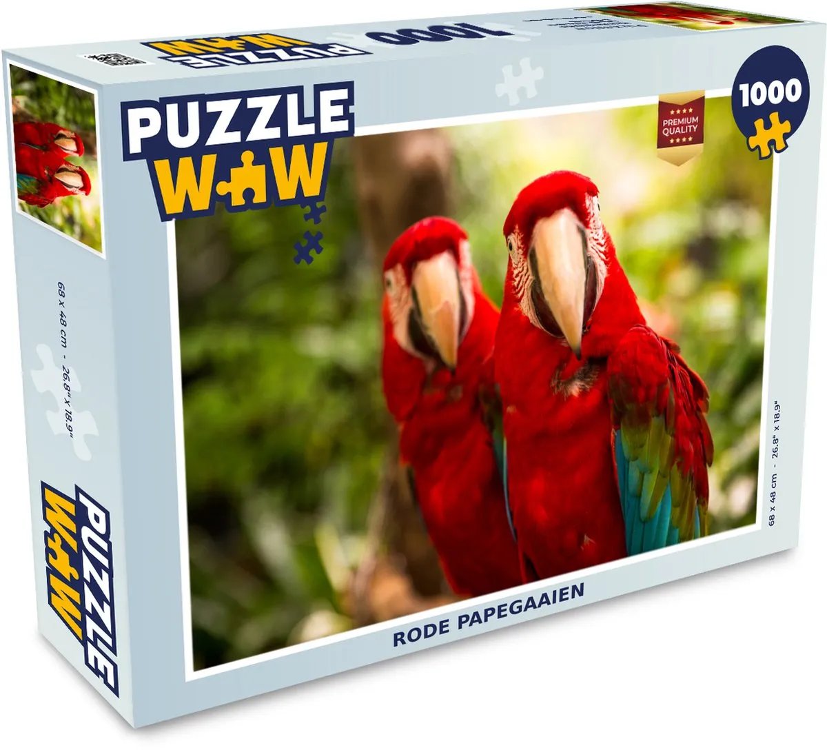 PuzzleWow Vogels Jungle Legpuzzel 1000 Stuks
