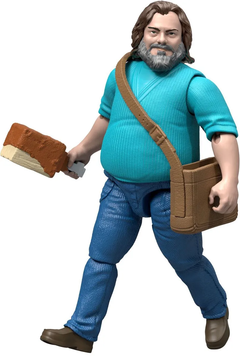 Minecraft Steve Actiefiguur 10cm - Multi