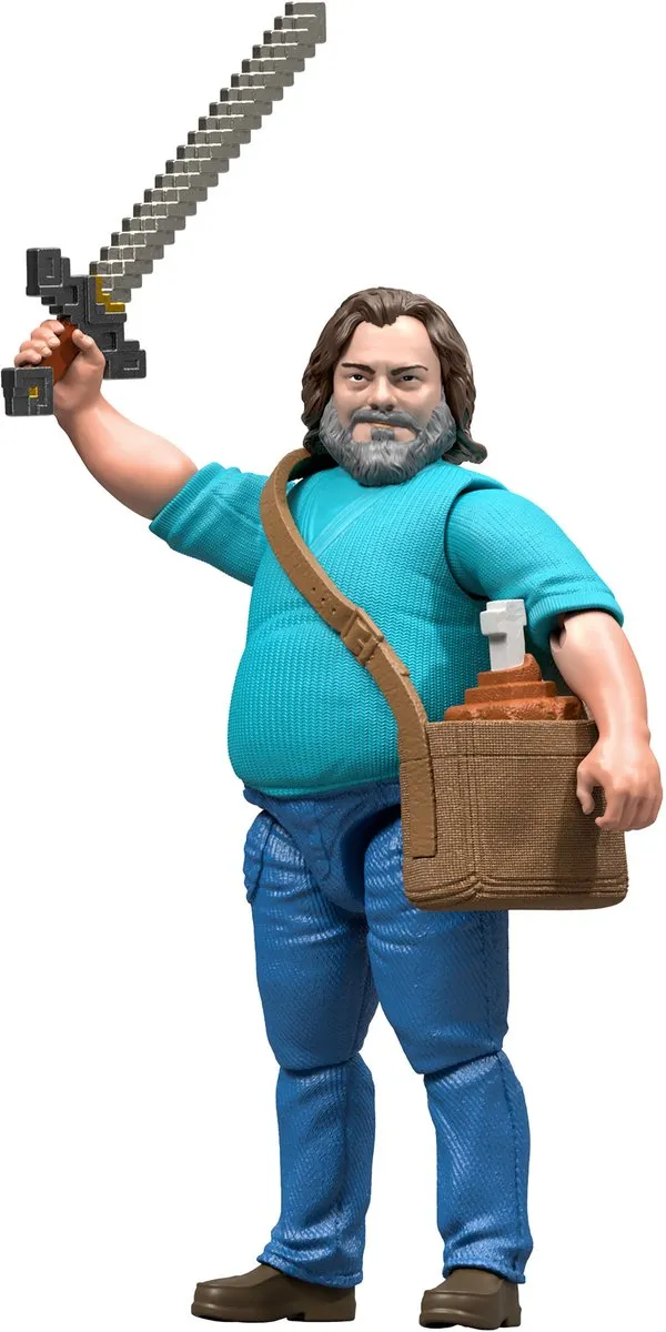 Minecraft Steve Actiefiguur 10cm - Multi