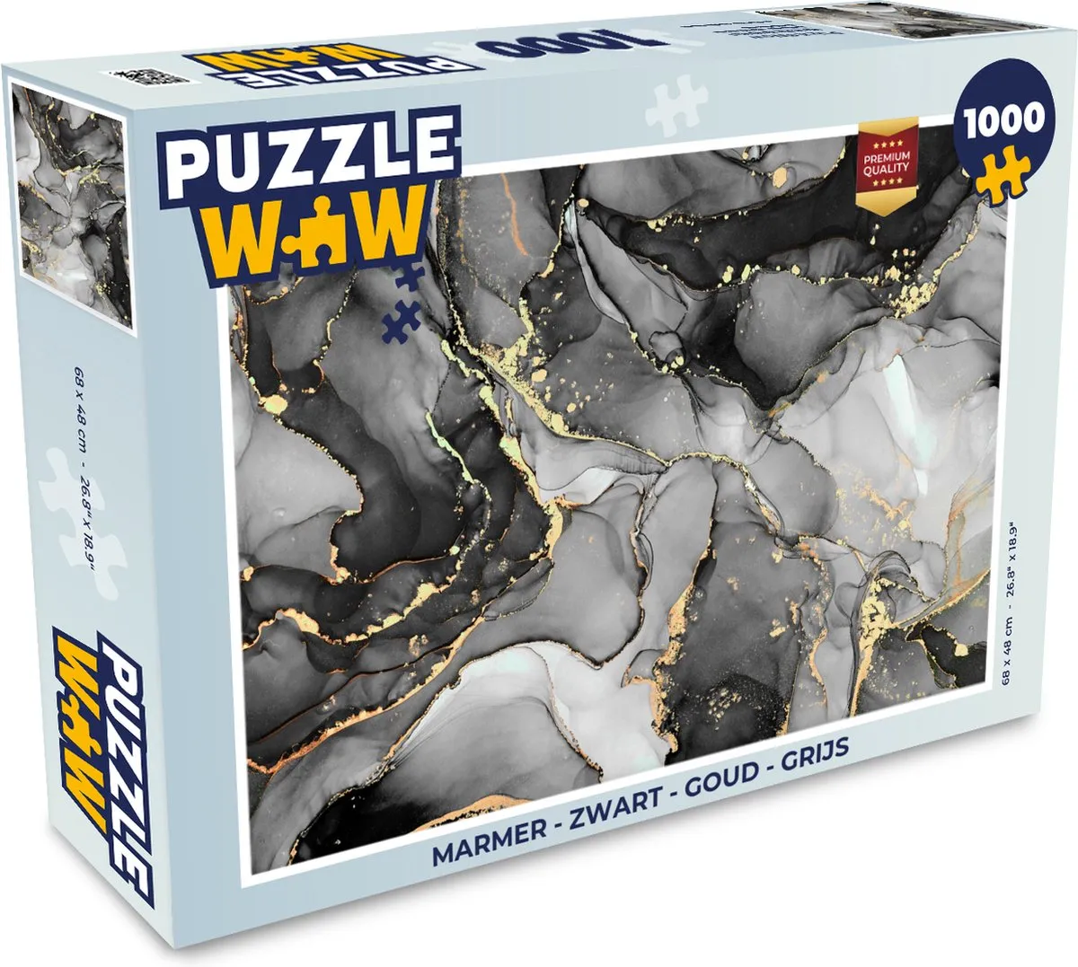 PuzzleWow Marmer Puzzel 1000 Stuks