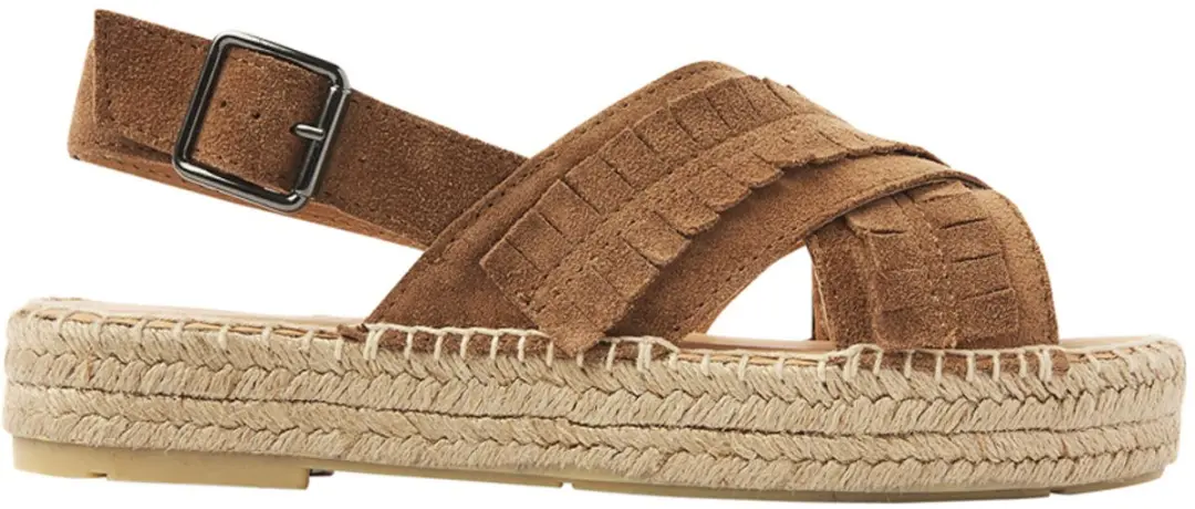VIA VAI Mondi Noel Espadrilles Dames - Cognac 40 - afbeelding 5 van 6