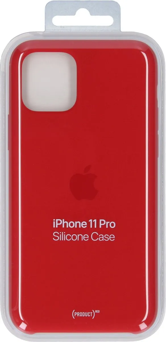 Apple Siliconen Hoesje iPhone 11 Pro MWYH2ZM/A - Rood