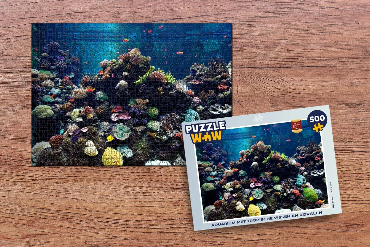 PuzzleWow Aquarium Puzzel 500 Stuks
