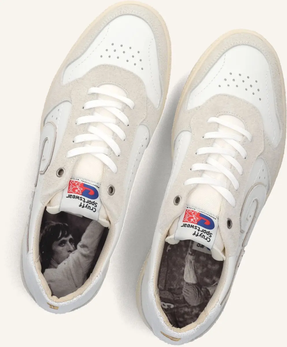 Cruyff Slice Sneakers Wit - Maat 44 - afbeelding 3 van 6