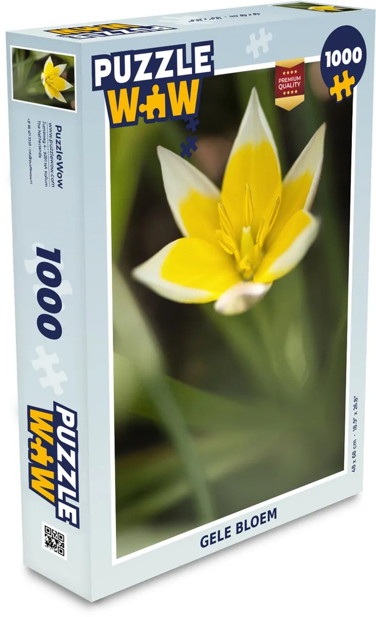 PuzzleWow Bloem Tuin Legpuzzel 1000 Stuks