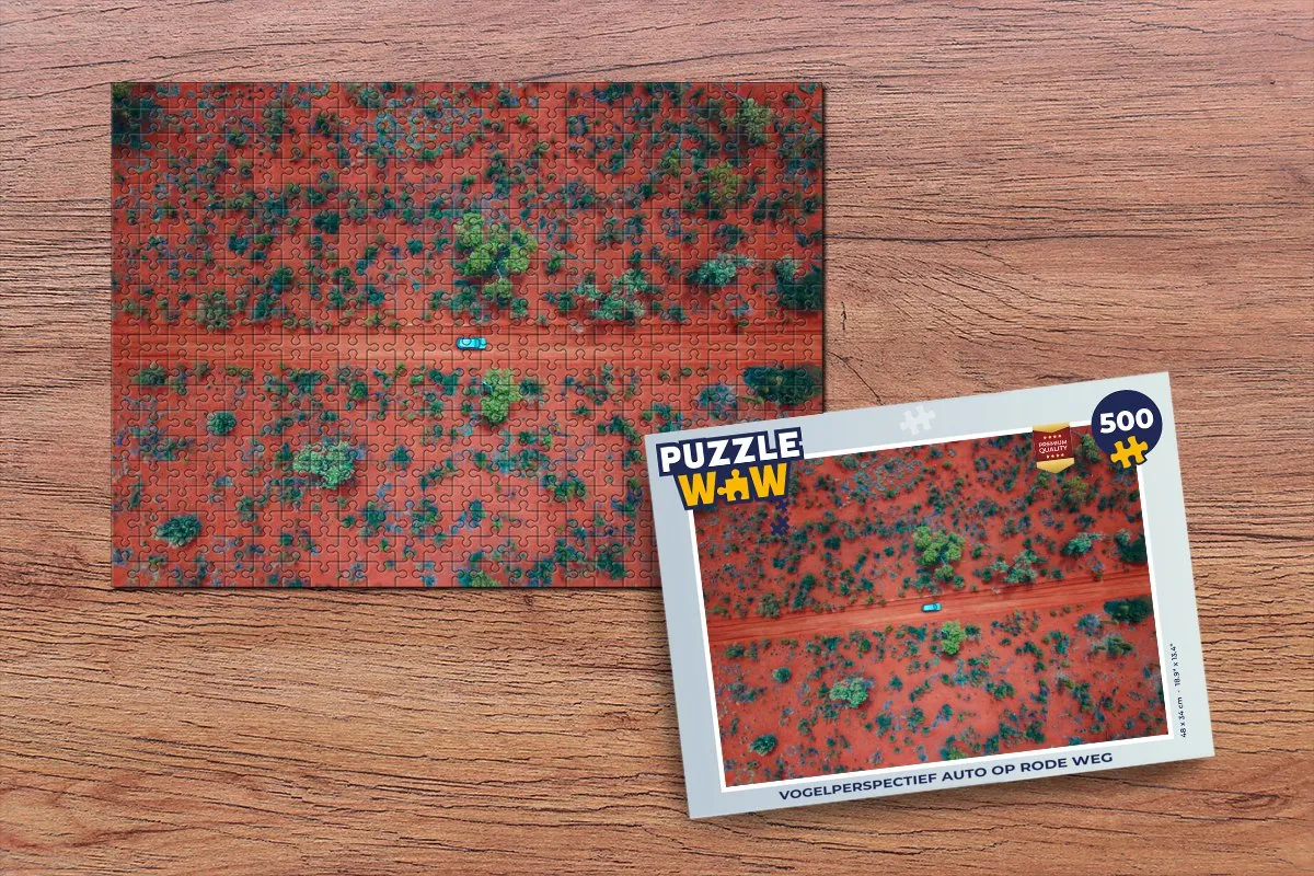 PuzzleWow Legpuzzel Australië 500 Stuks - Multicolor