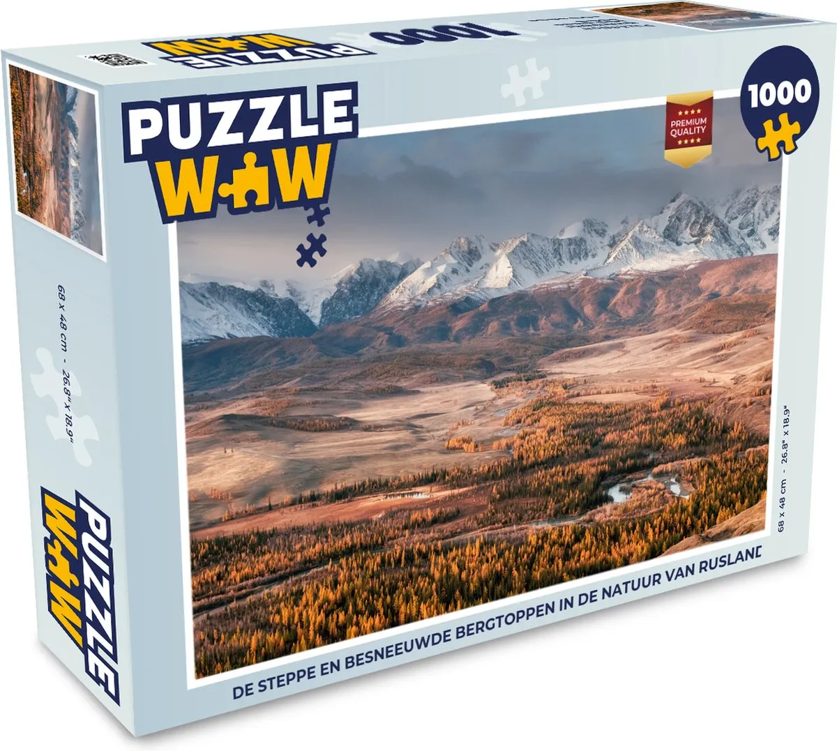 PuzzleWow Legpuzzel Rusland 1000 Stuks