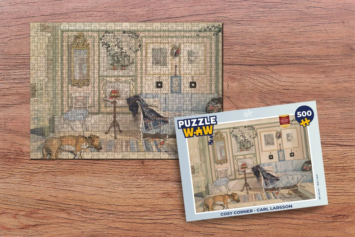 PuzzleWow Carl Larsson Legpuzzel 500 Stuks - Multicolor