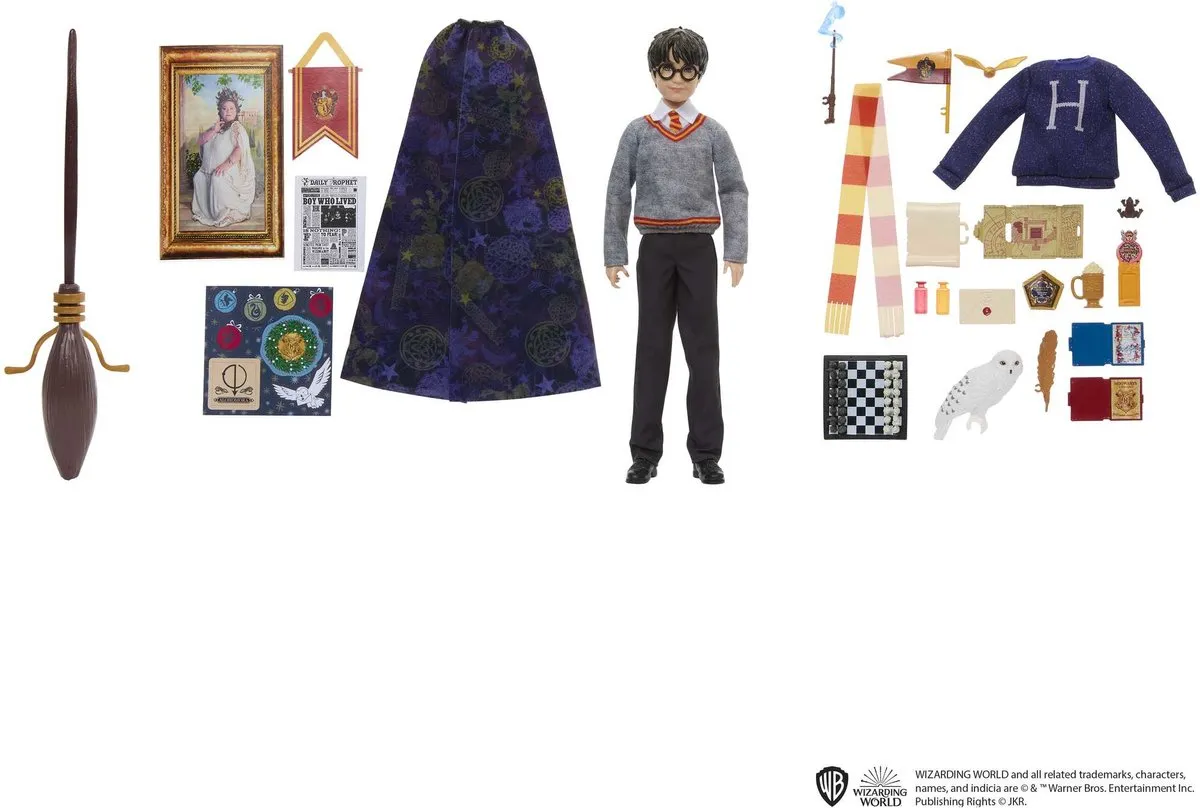 Harry Potter Griffoendor Adventskalender Speelfigurenset 24 Stuks - HND80 - Multicolor