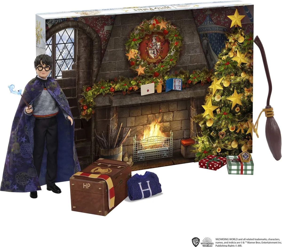 Harry Potter Griffoendor Adventskalender Speelfigurenset 24 Stuks - HND80 - Multicolor