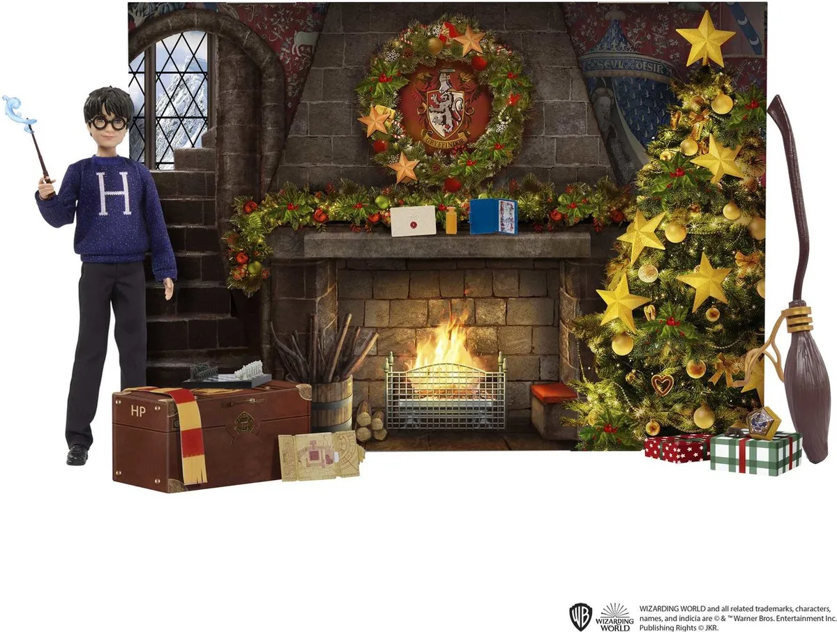 Harry Potter Griffoendor Adventskalender Speelfigurenset 24 Stuks - HND80 - Multicolor