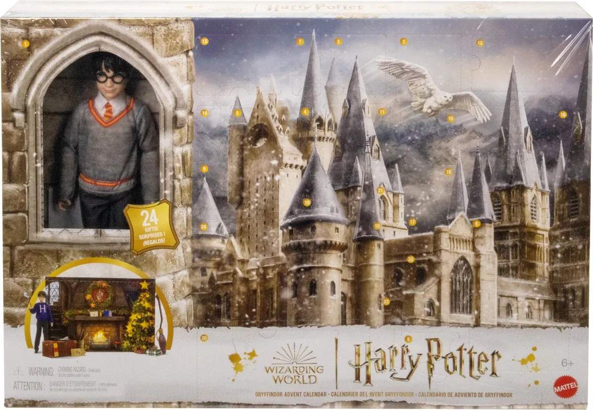 Harry Potter Griffoendor Adventskalender Speelfigurenset 24 Stuks - HND80 - Multicolor