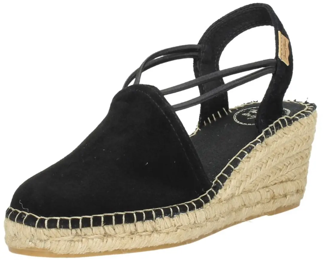 Toni Pons Tremp Dames Espadrilles met sleehak - Zwart - Maat 42 - afbeelding 2 van 6