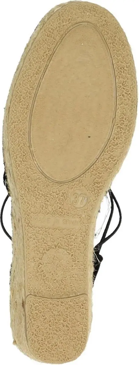 Toni Pons Tremp Dames Espadrilles met sleehak - Zwart - Maat 42 - afbeelding 4 van 6