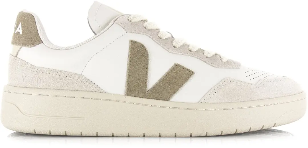 VEJA V-90 O.T. leather white taupe