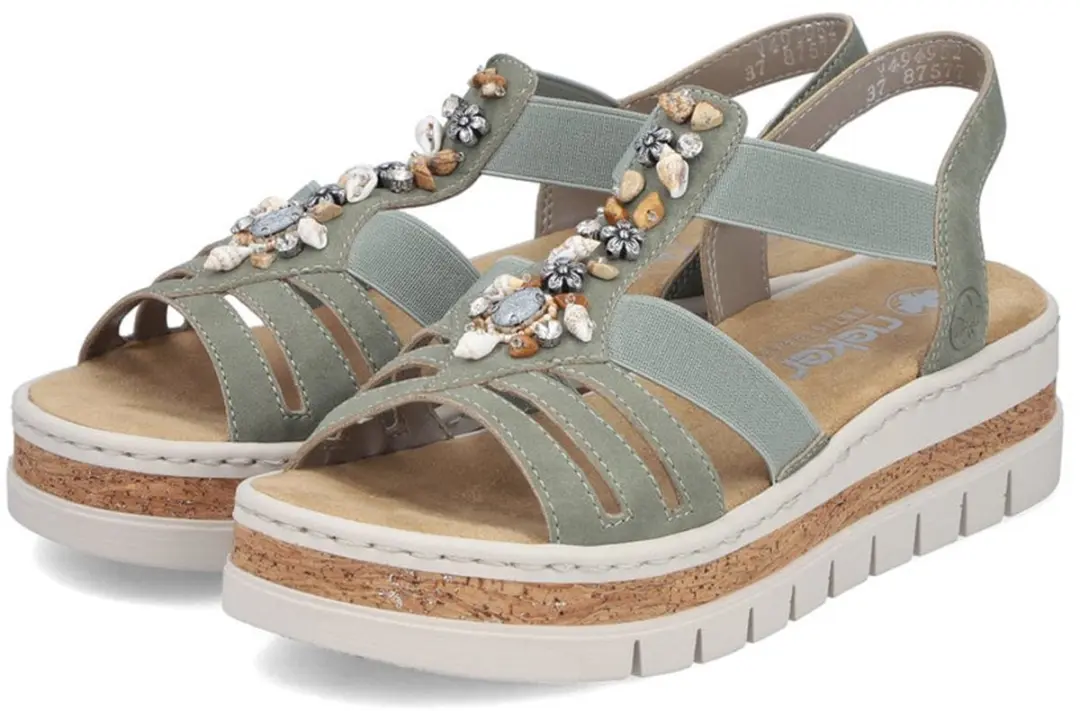 Rieker F-Leest Sandalen 41 - Groen - afbeelding 5 van 6