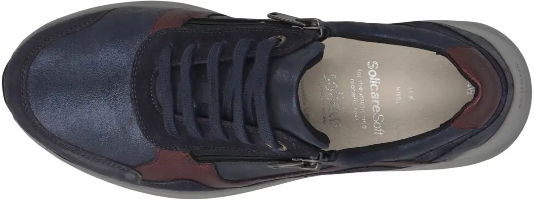 Solidus 54512 Kitty Sneakers Blauw - Extra breed - Maat 40.5 - afbeelding 5 van 6