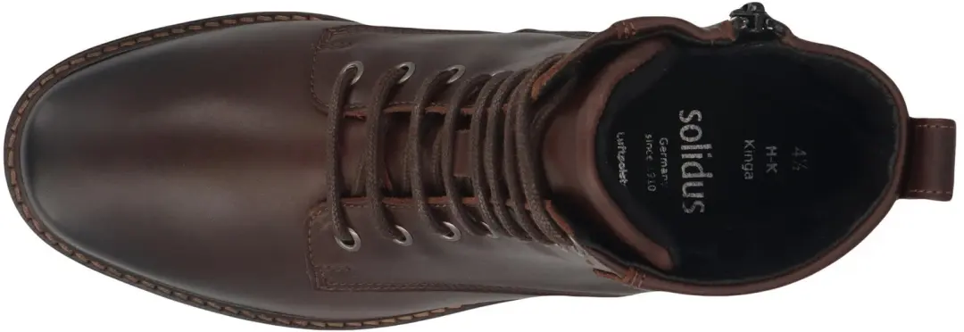 Solidus Kinga 61000-30754 Dames Veterboot - Donkerbruin - Maat 43 - afbeelding 6 van 6